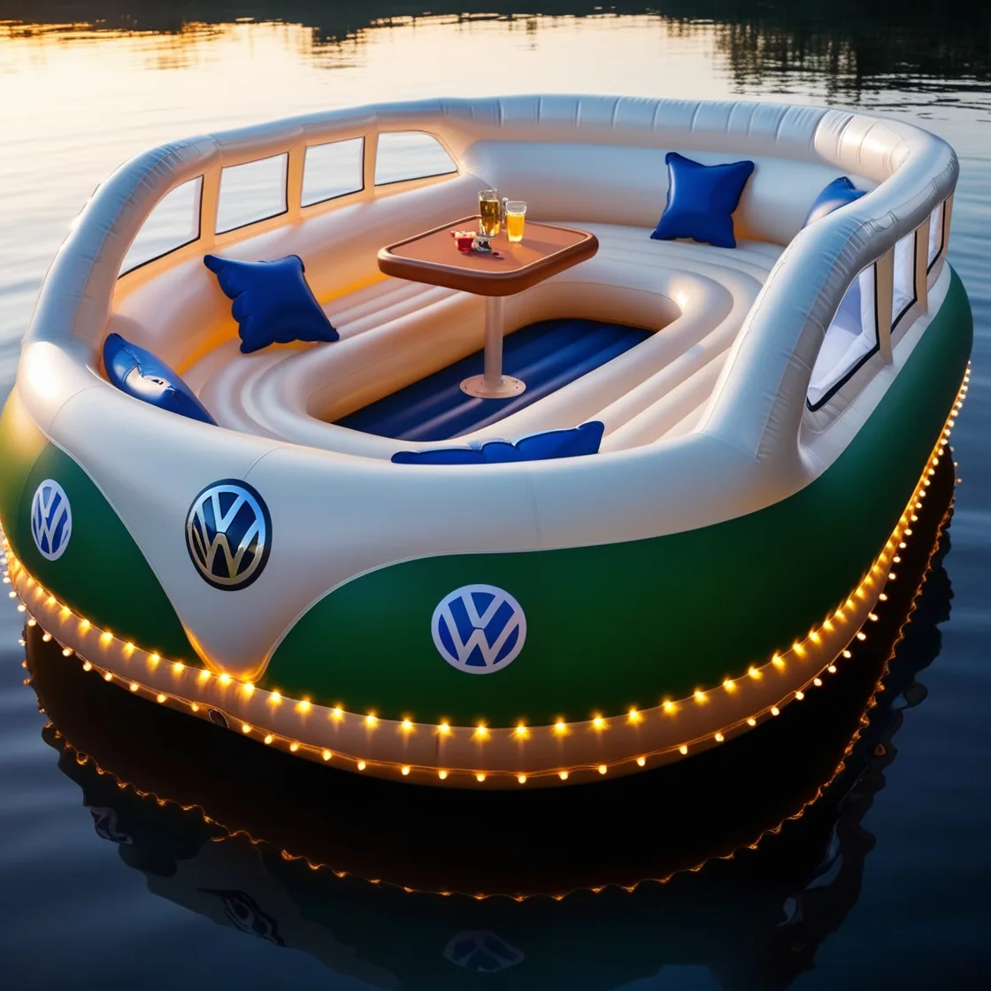 Make Waves with Volkswagen Bus Lake Party Floats: Iconic Fun for Every Lake Adventure