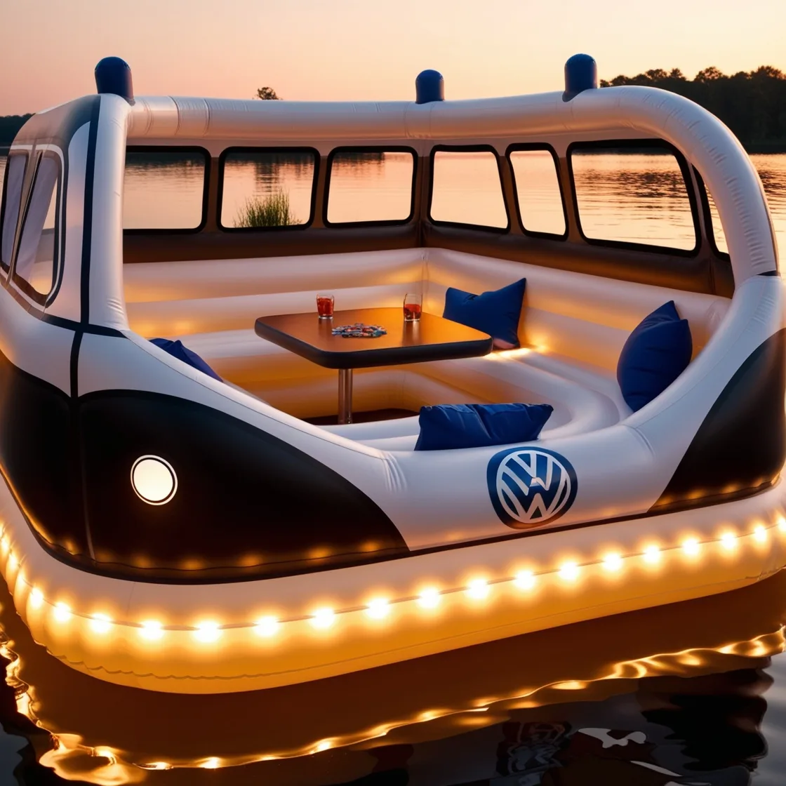 Make Waves with Volkswagen Bus Lake Party Floats: Iconic Fun for Every Lake Adventure