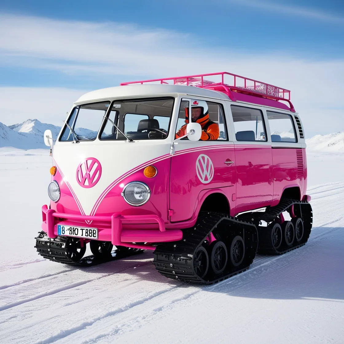 Volkswagen Bus Snowmobiles: Retro Style Meets Winter Adventure