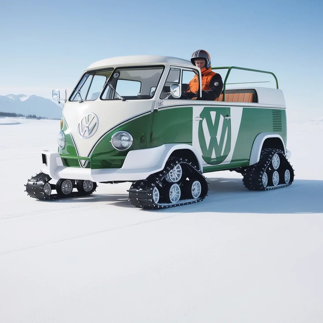 Volkswagen Bus Snowmobiles: Retro Style Meets Winter Adventure