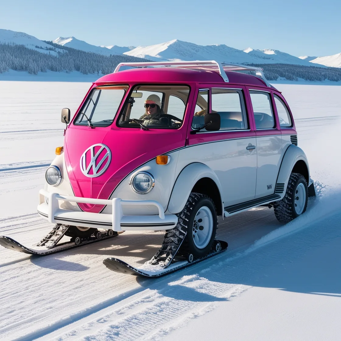 Volkswagen Bus Snowmobiles: Retro Style Meets Winter Adventure