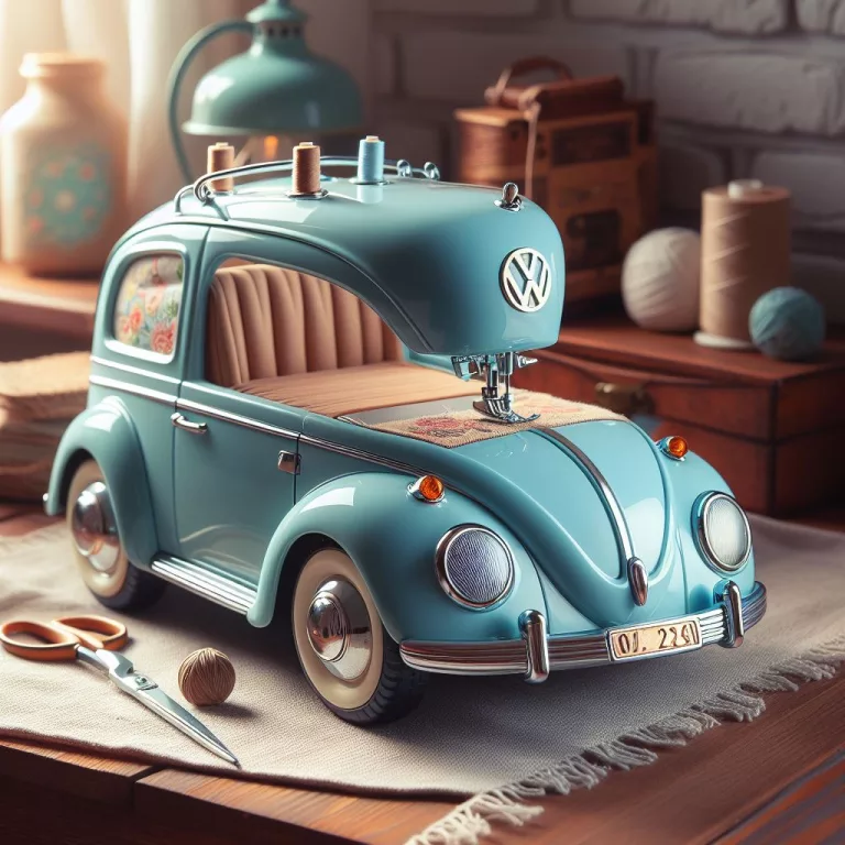 Volkswagen Inspired Mini Sewing Machine: A Perfect Blend of Design and Functionality