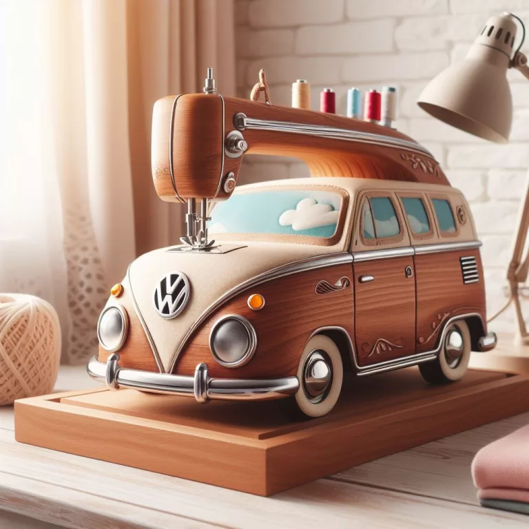 Volkswagen Inspired Mini Sewing Machine: A Perfect Blend of Design and Functionality