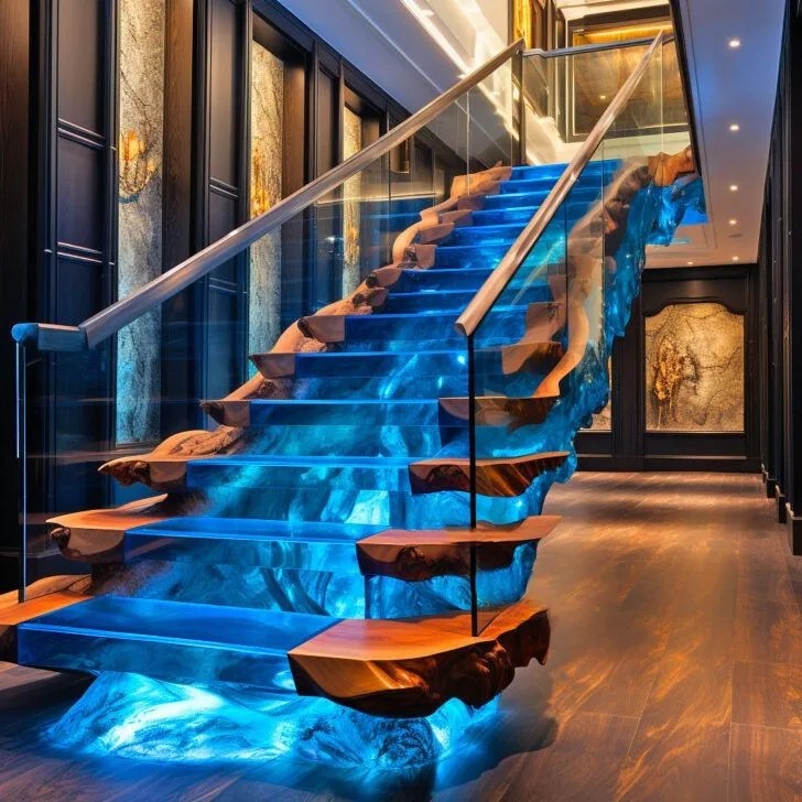 Innovative Epoxy Active Scene Staircases: Elevate Your Interior Design