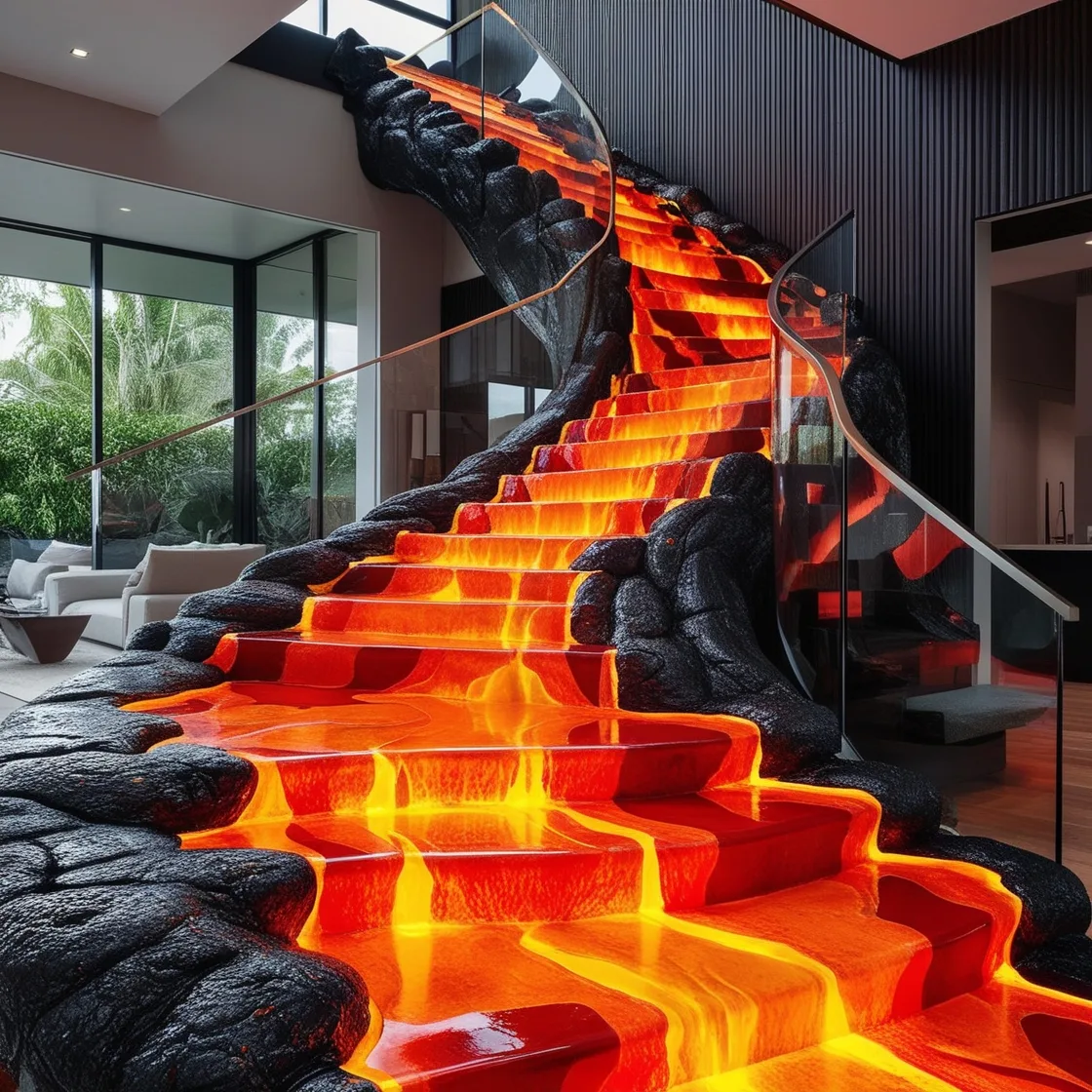 Innovative Epoxy Active Scene Staircases: Elevate Your Interior Design