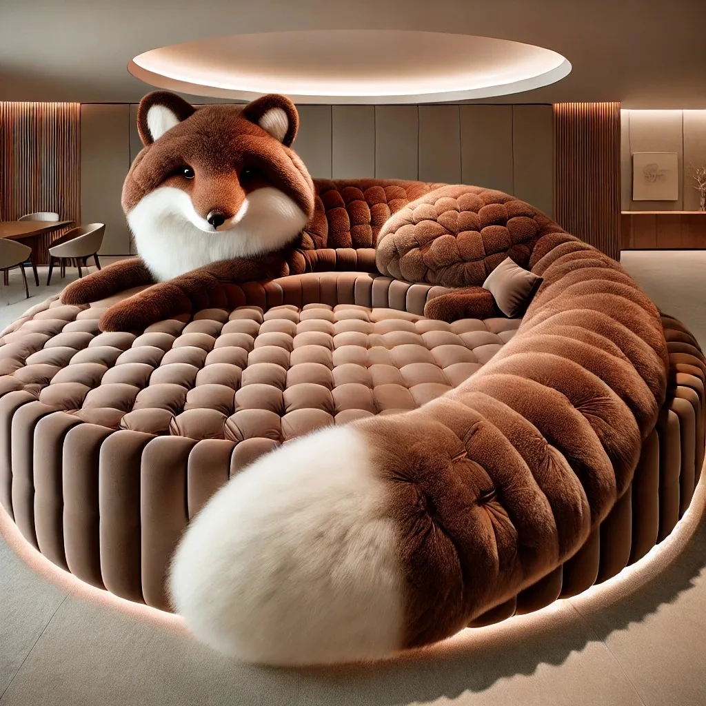 Snuggle in Style: The Allure of a Giant Fox Couch for Your Home