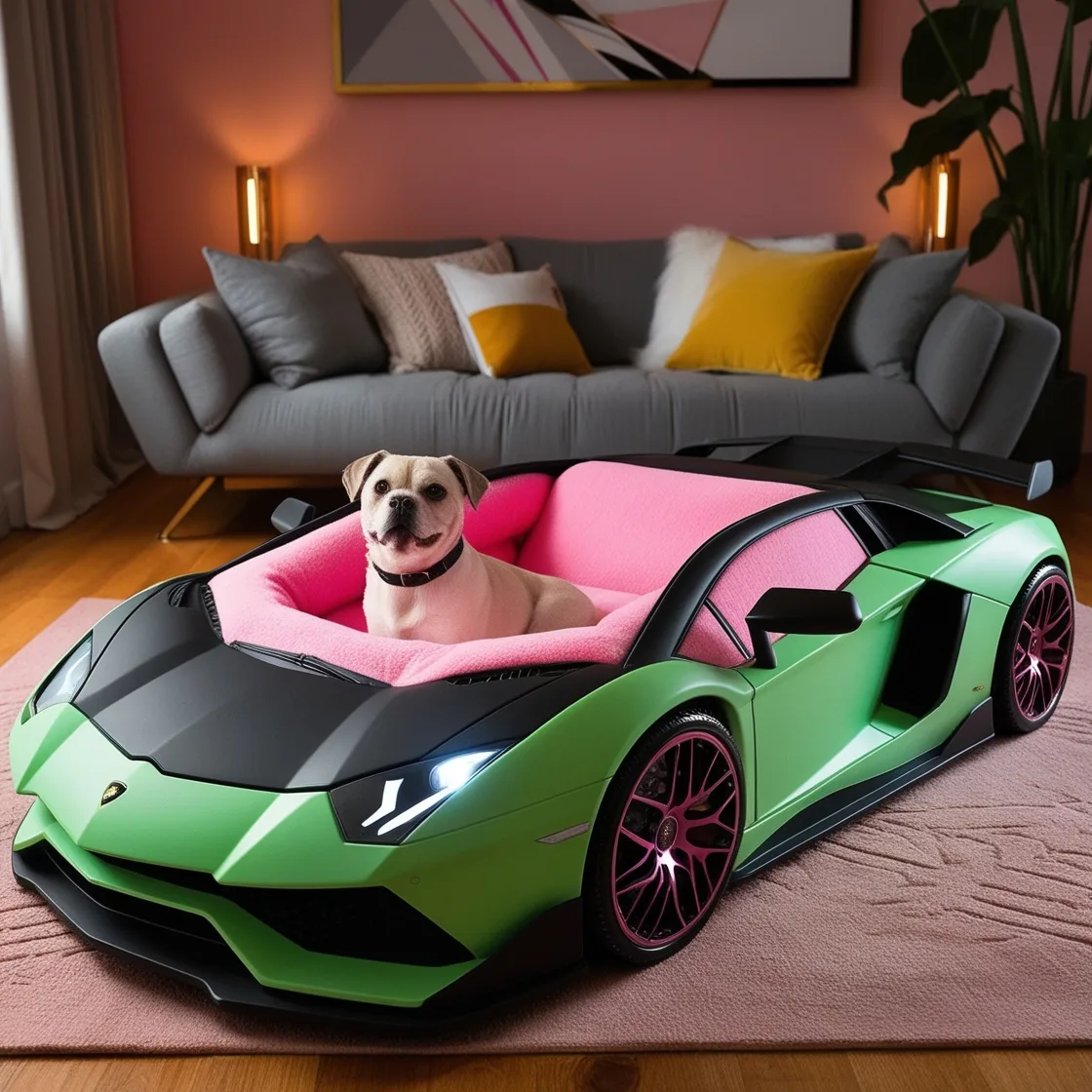 Transform Your Pet’s Space with a Lamborghini-Inspired Pet Bed