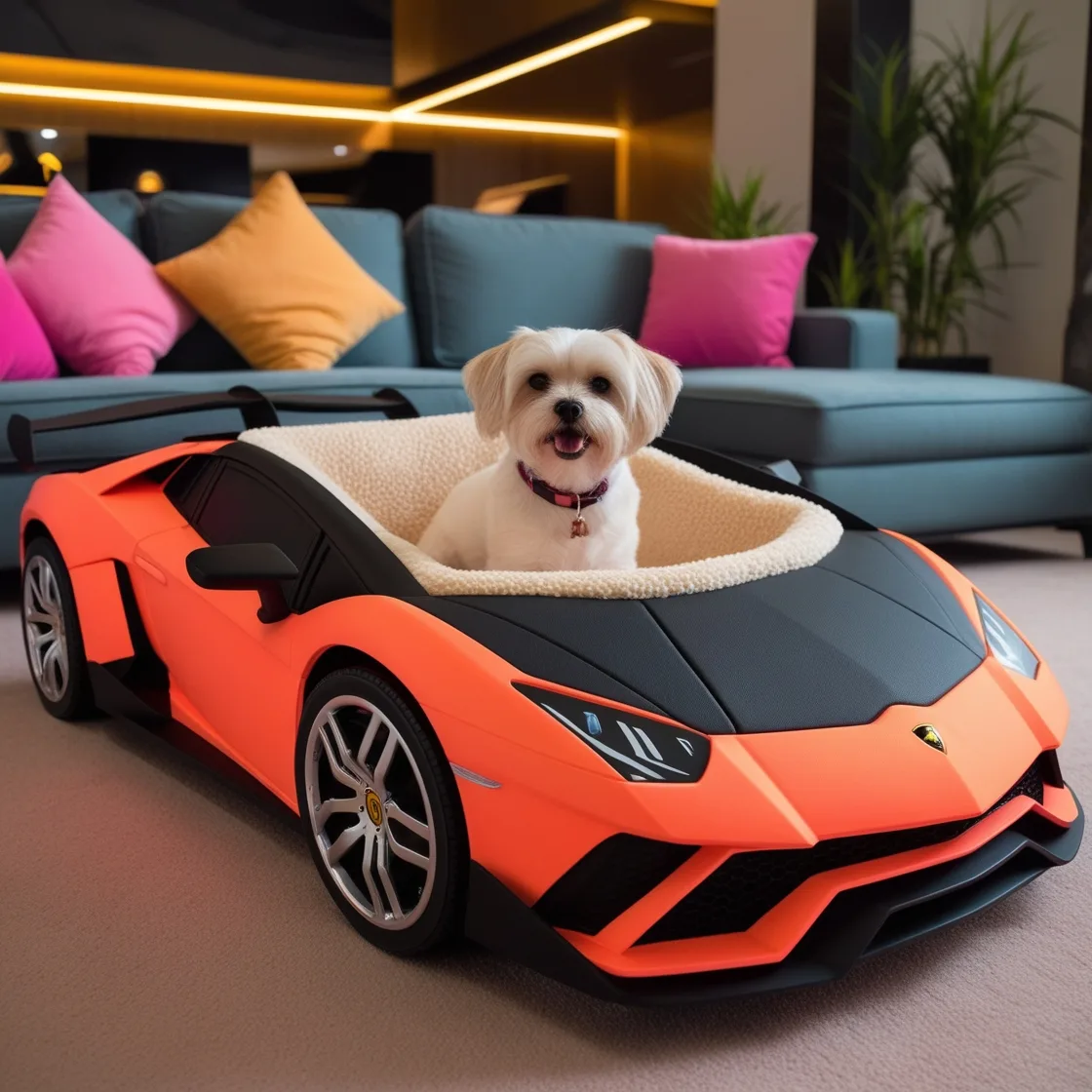 Transform Your Pet’s Space with a Lamborghini-Inspired Pet Bed