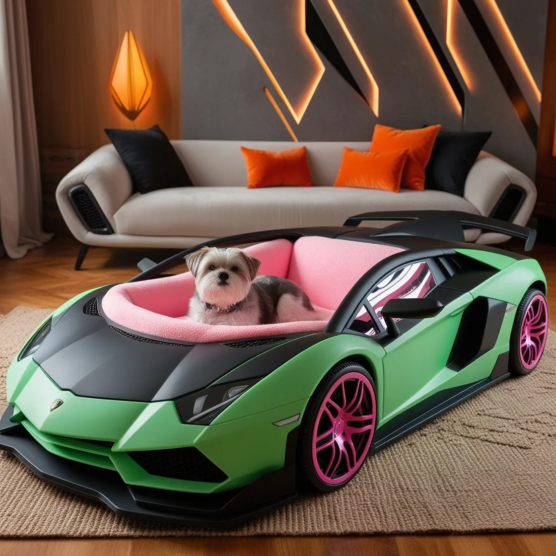 Transform Your Pet’s Space with a Lamborghini-Inspired Pet Bed