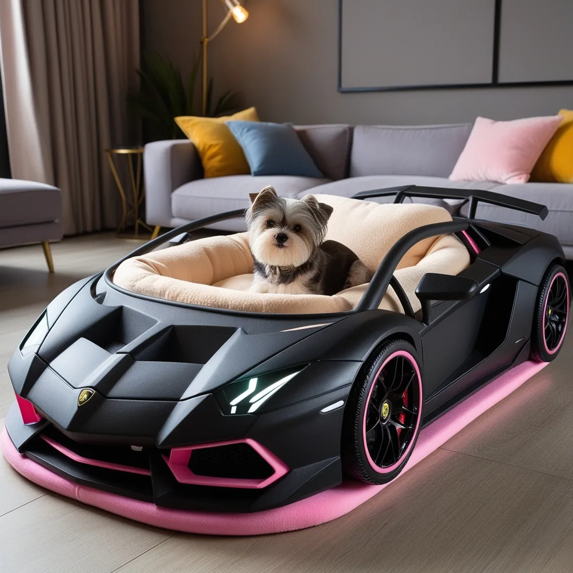 Transform Your Pet’s Space with a Lamborghini-Inspired Pet Bed