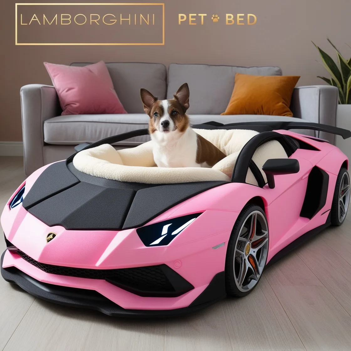 Transform Your Pet’s Space with a Lamborghini-Inspired Pet Bed