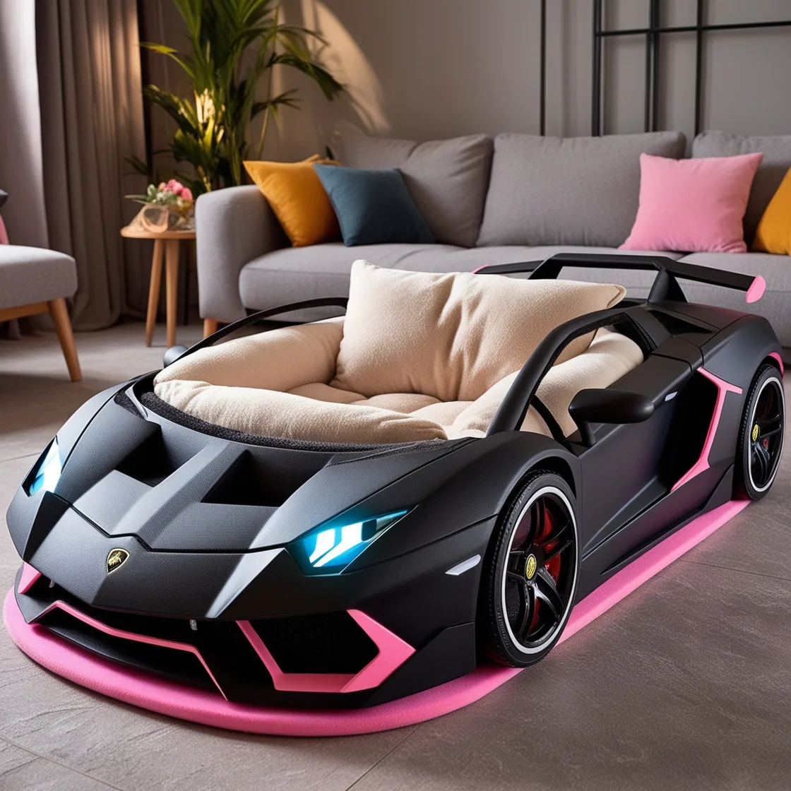 Transform Your Pet’s Space with a Lamborghini-Inspired Pet Bed