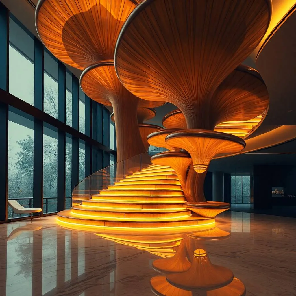 Transform Your Home with the Magical Charm of a Mushroom Staircase