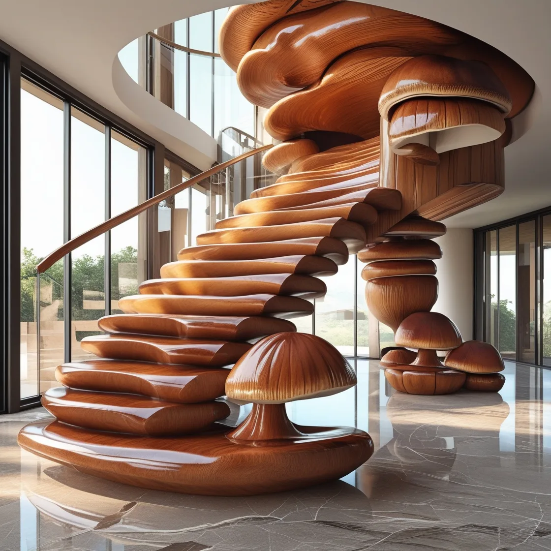 Transform Your Home with the Magical Charm of a Mushroom Staircase