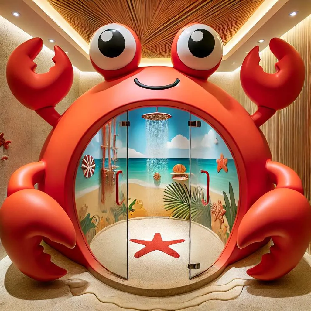 Bring the Ocean to Your Bathroom with Sea Creature Shower Cubicles