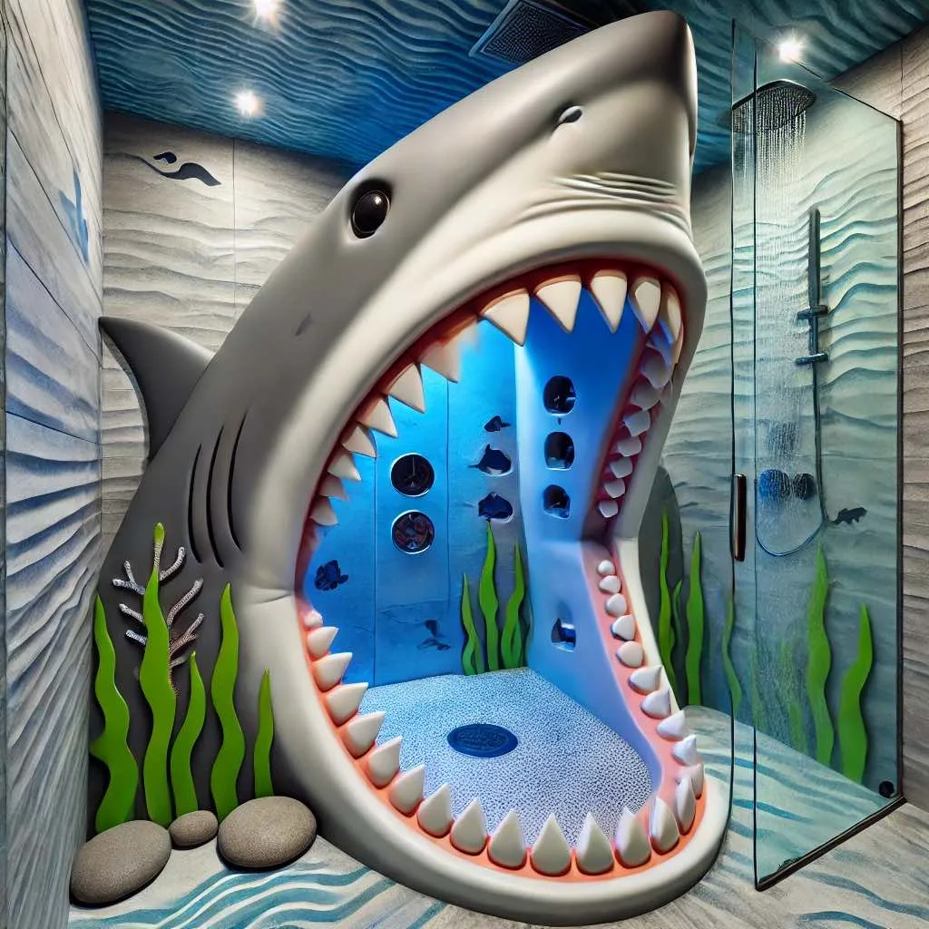 Bring the Ocean to Your Bathroom with Sea Creature Shower Cubicles