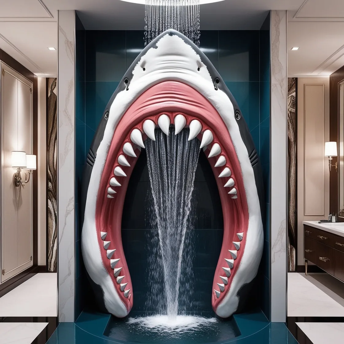 Transform Your Bathroom with the Jaw-Dropping Shark Shower