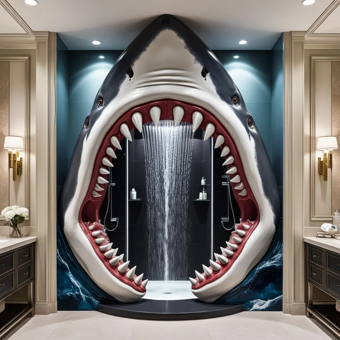 Transform Your Bathroom with the Jaw-Dropping Shark Shower