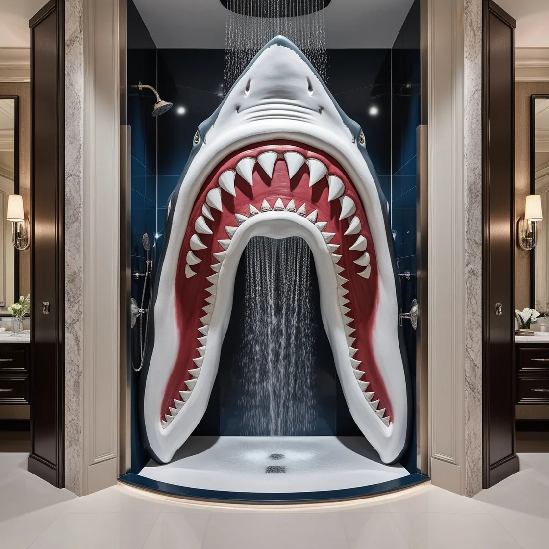 Transform Your Bathroom with the Jaw-Dropping Shark Shower