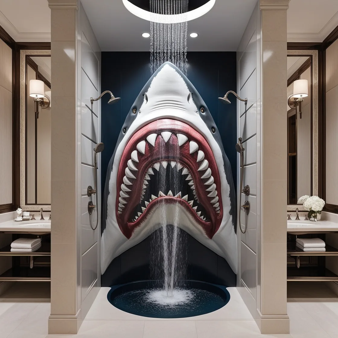 Transform Your Bathroom with the Jaw-Dropping Shark Shower