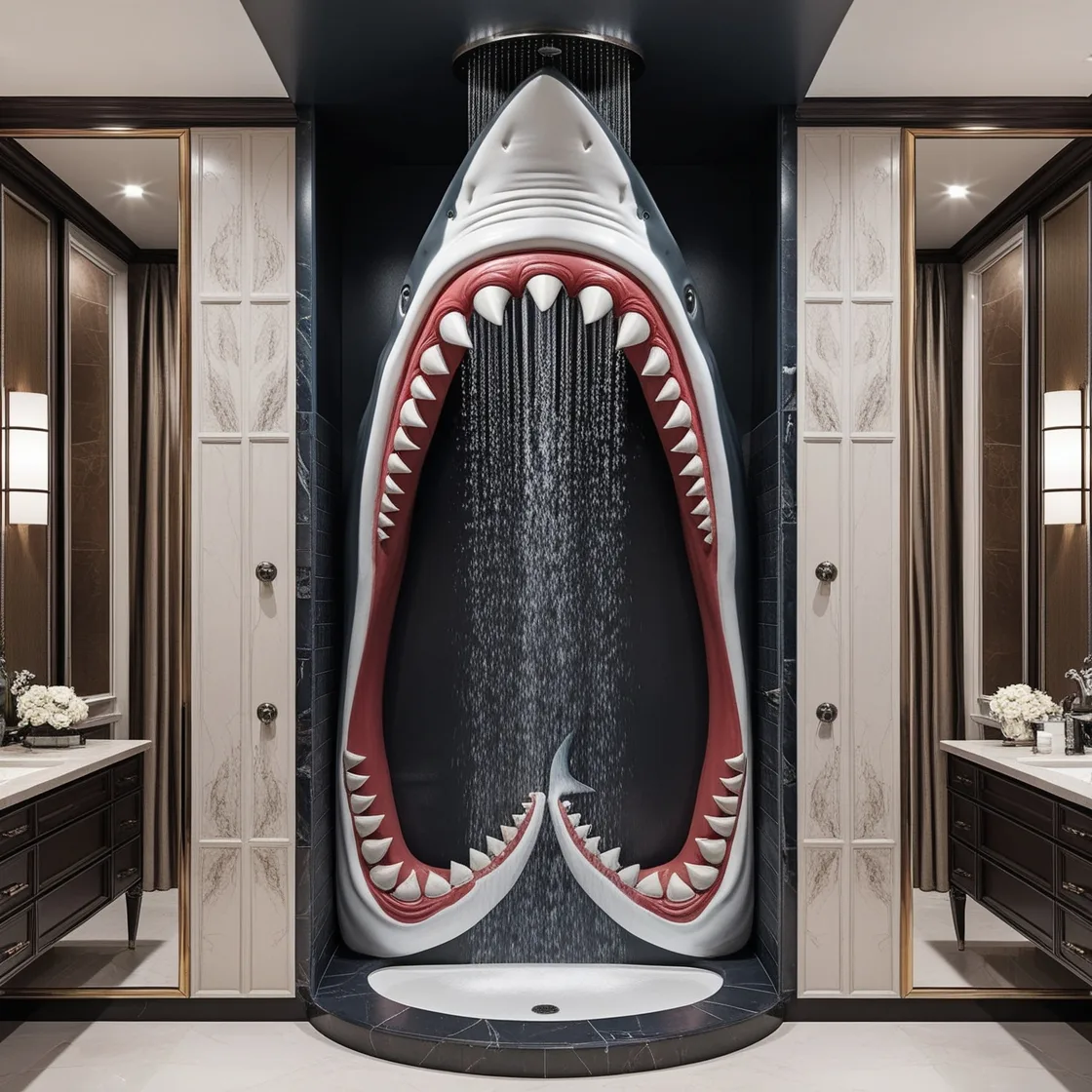 Transform Your Bathroom with the Jaw-Dropping Shark Shower