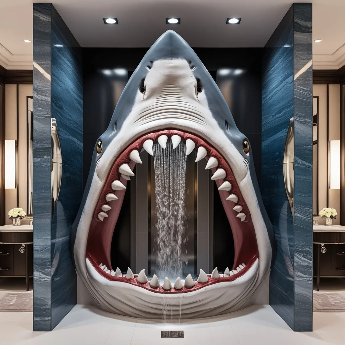 Transform Your Bathroom with the Jaw-Dropping Shark Shower