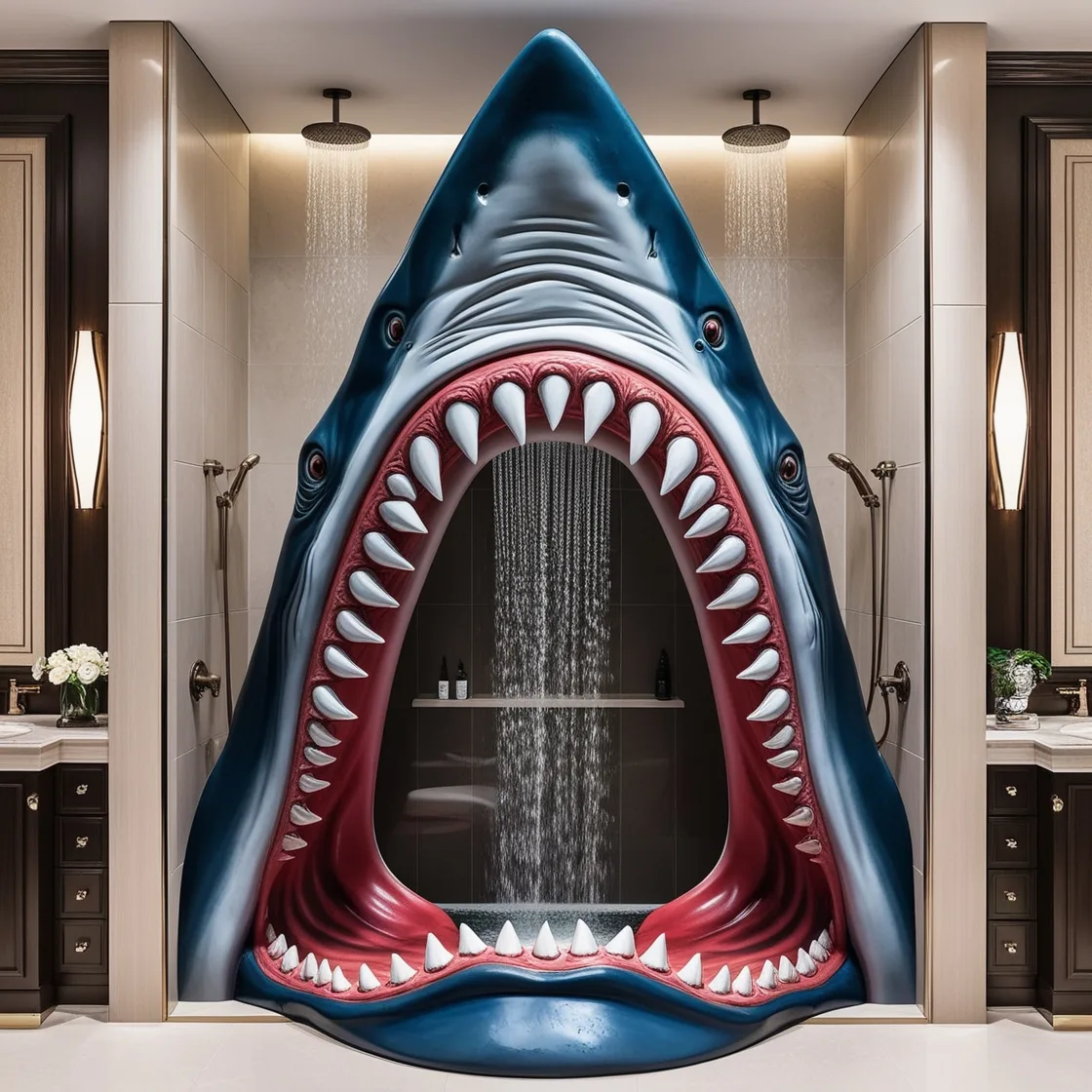 Transform Your Bathroom with the Jaw-Dropping Shark Shower