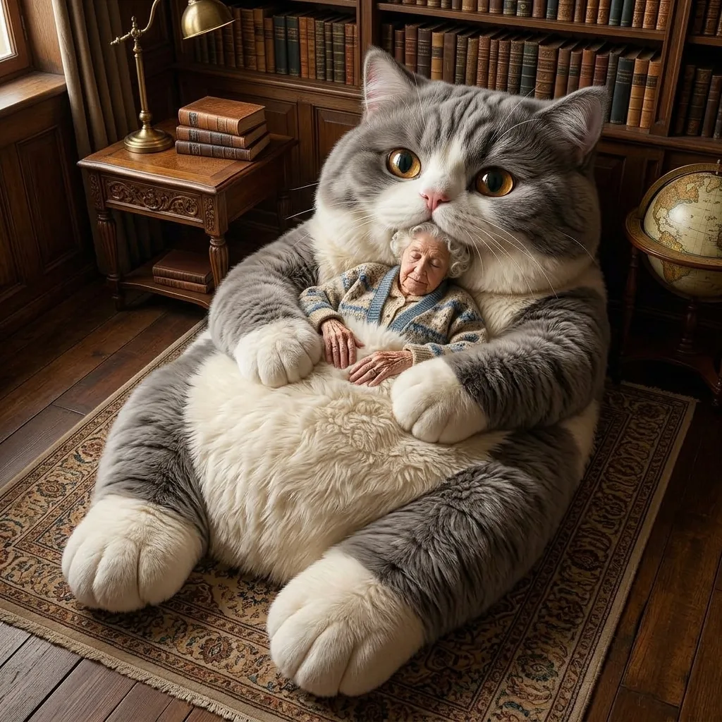 Embrace Ultimate Comfort with the Giant Hugging Cat Sleeping Bag – A Cozy Retreat for Your Feline Friend