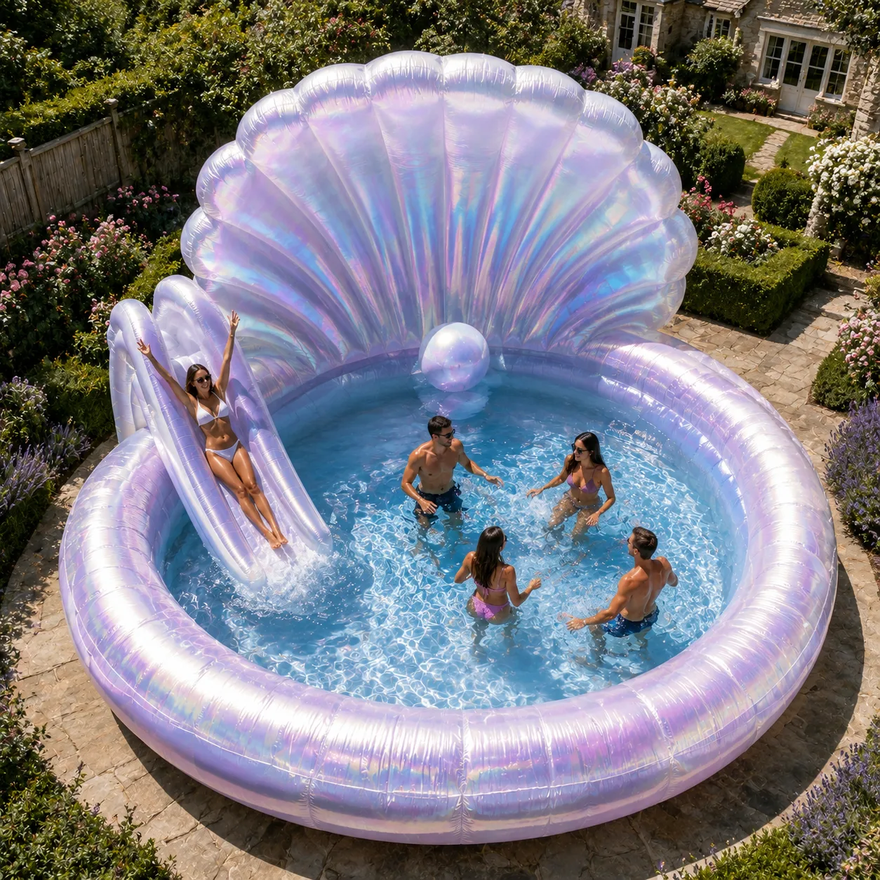 Why the Giant Inflatable Shell Pool Is So Popular
