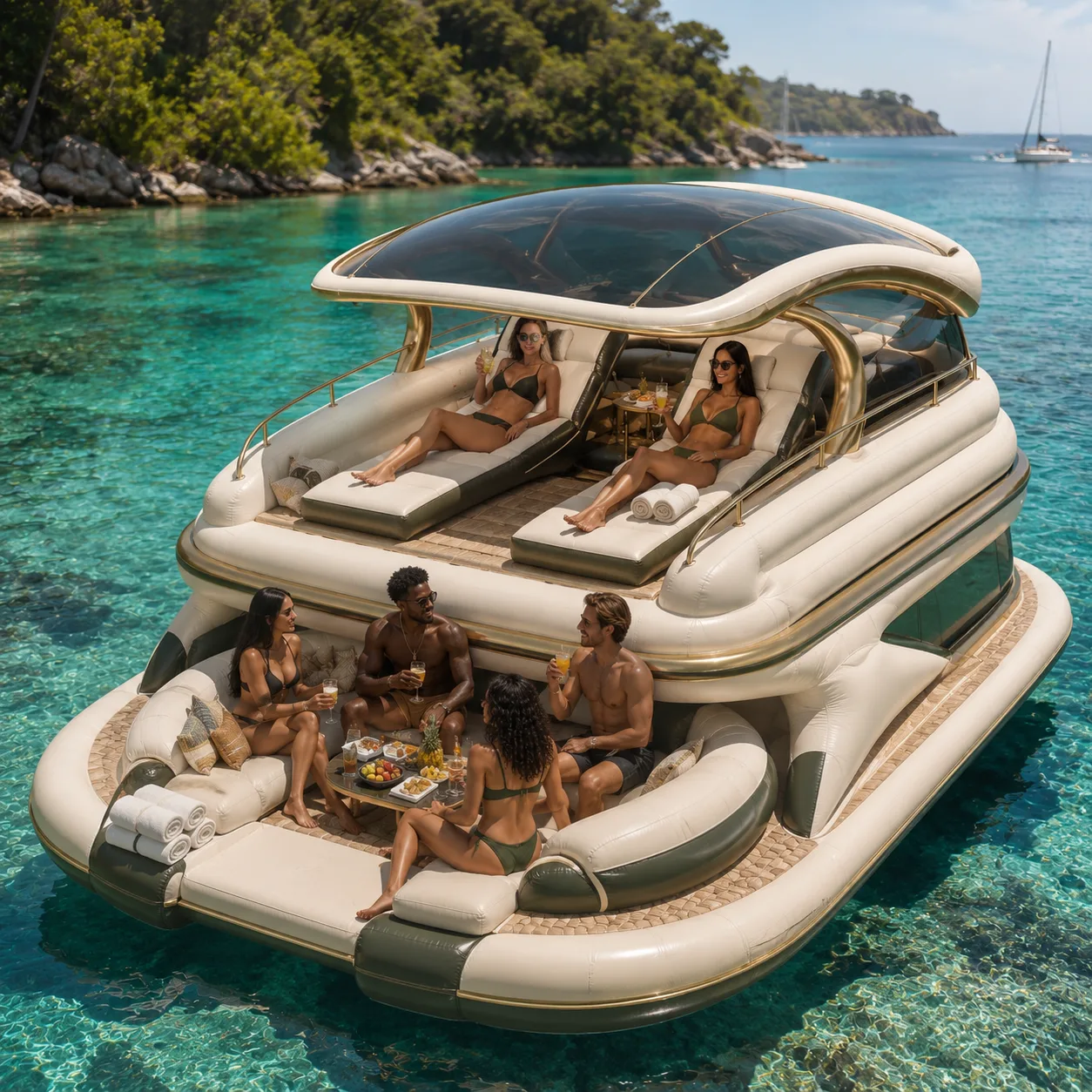 The Essence of Giant Inflatable Yacht Floats