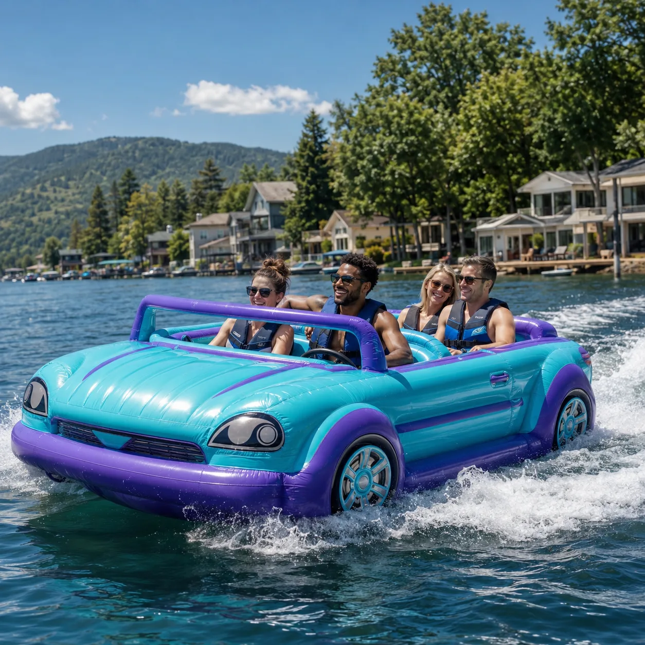 What is an Inflatable Car Boat?