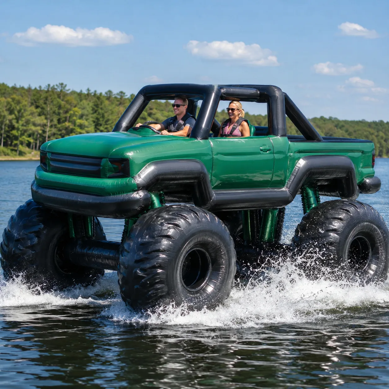 Ultimate Inflatable Monster Truck Boat: Adventure Awaits