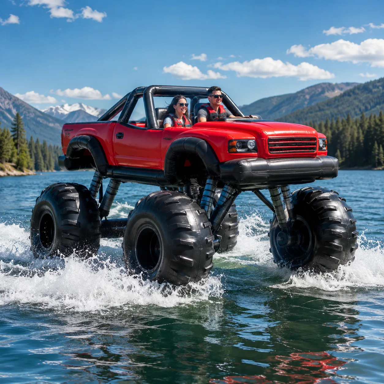 Experience the Adventure: Fun Activities with Inflatable Monster Truck Boats
