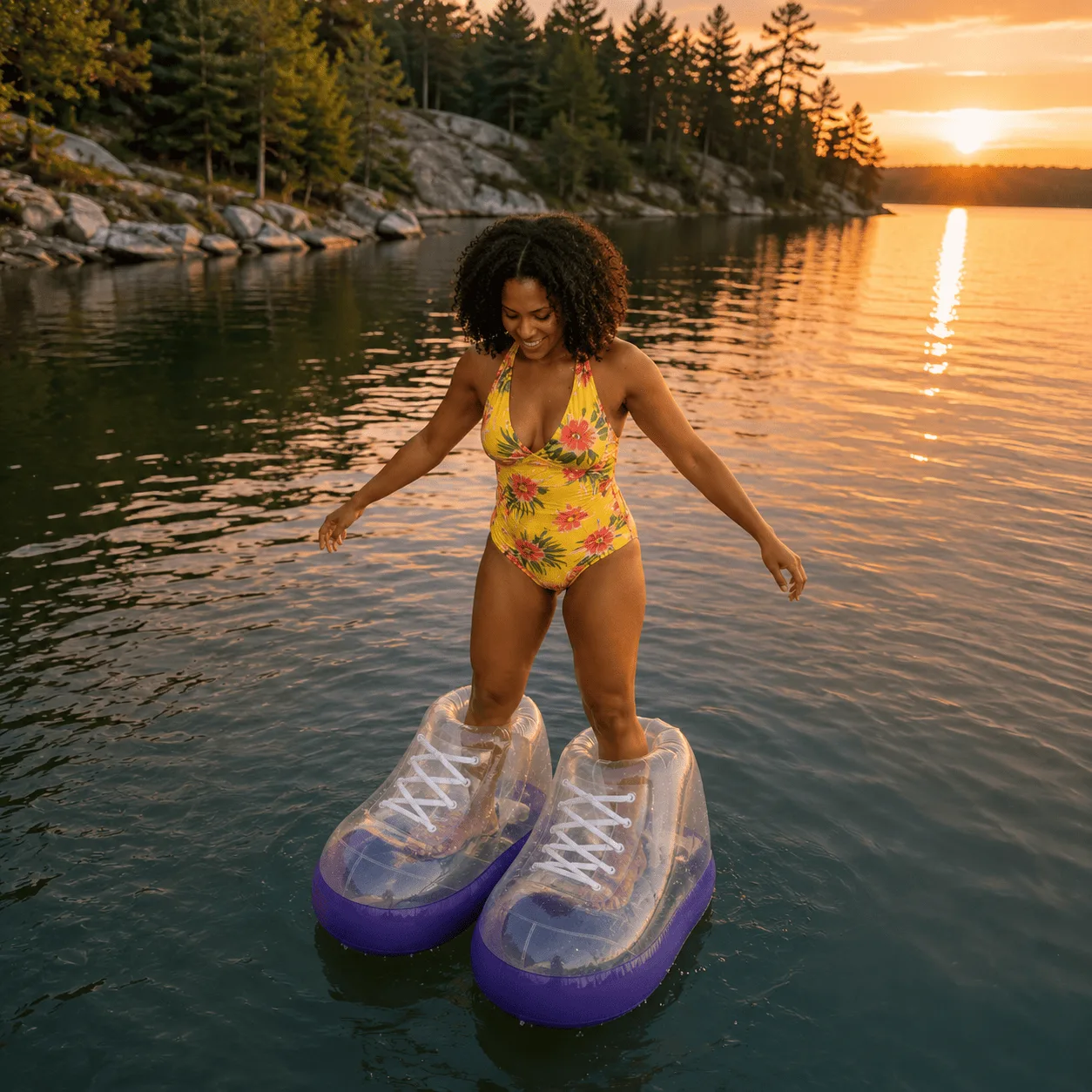 Designing Inflatable Water Shoes