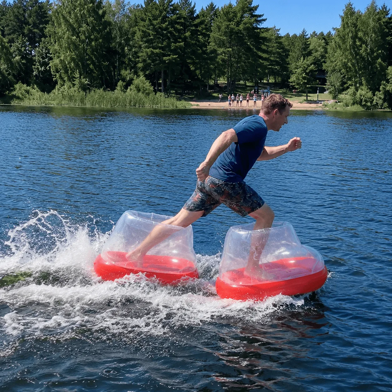 History and Evolution of Inflatable Water Shoes