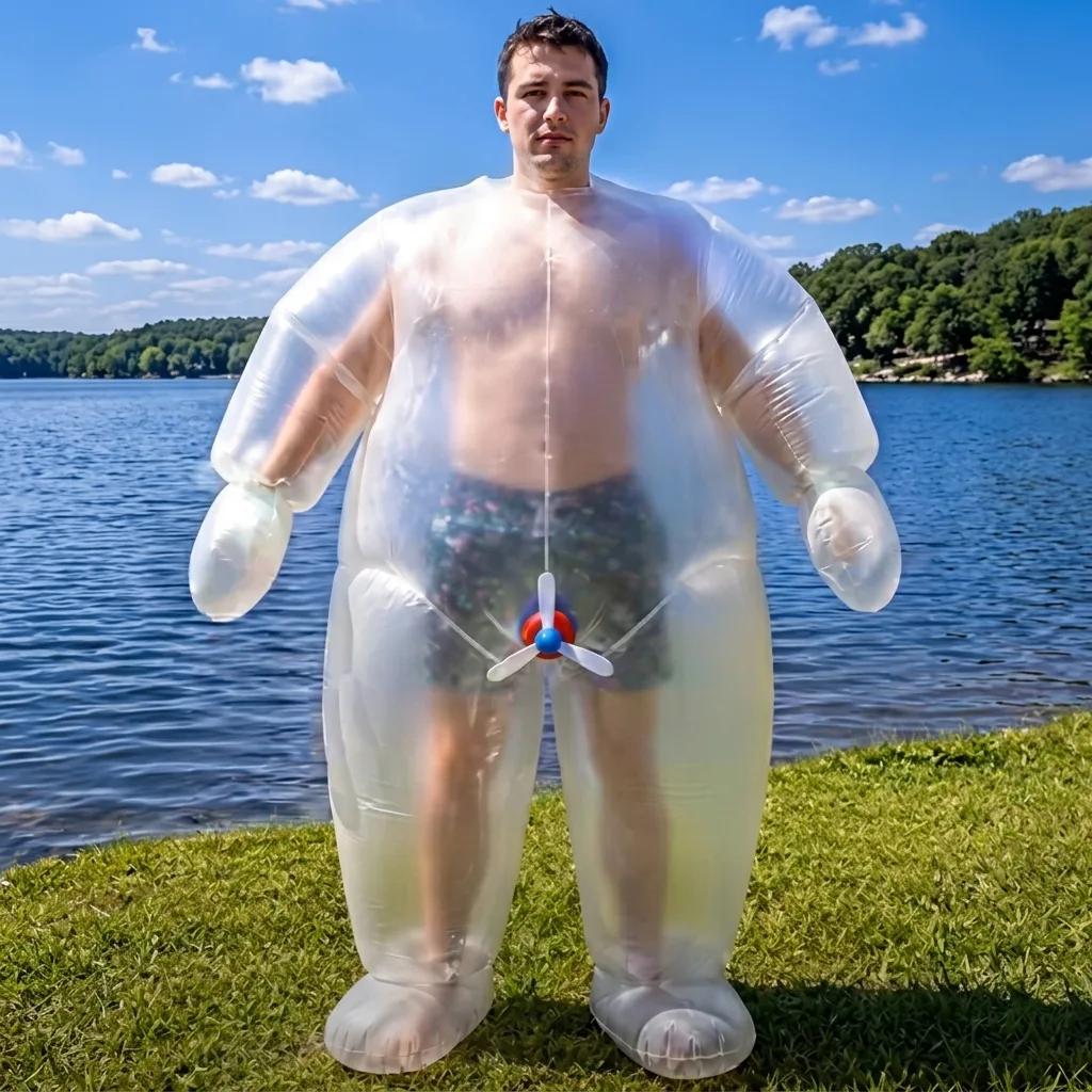 Inflatable Body Suit Boat: The Funniest Way to Turn Yourself Into a Floating Boat